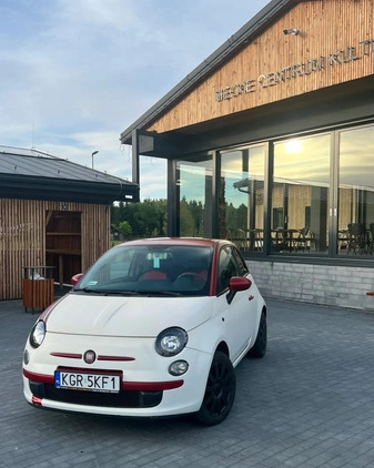 Fiat 500 cena 21500 przebieg: 187500, rok produkcji 2008 z Biecz małe 436